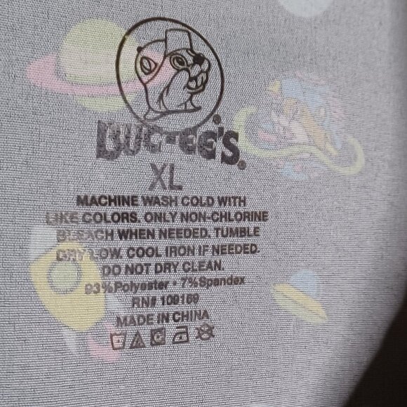 BUC-EE'S Shirt Mens XL Black Outer Space UFO ButtonUp Short Sleeve Casual Brand - Picture 5 of 7